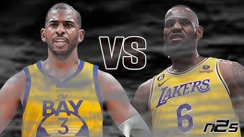 CHRIS Paul vs LEBRON James - LAKERS VS WARRIORS | NBA 2K23