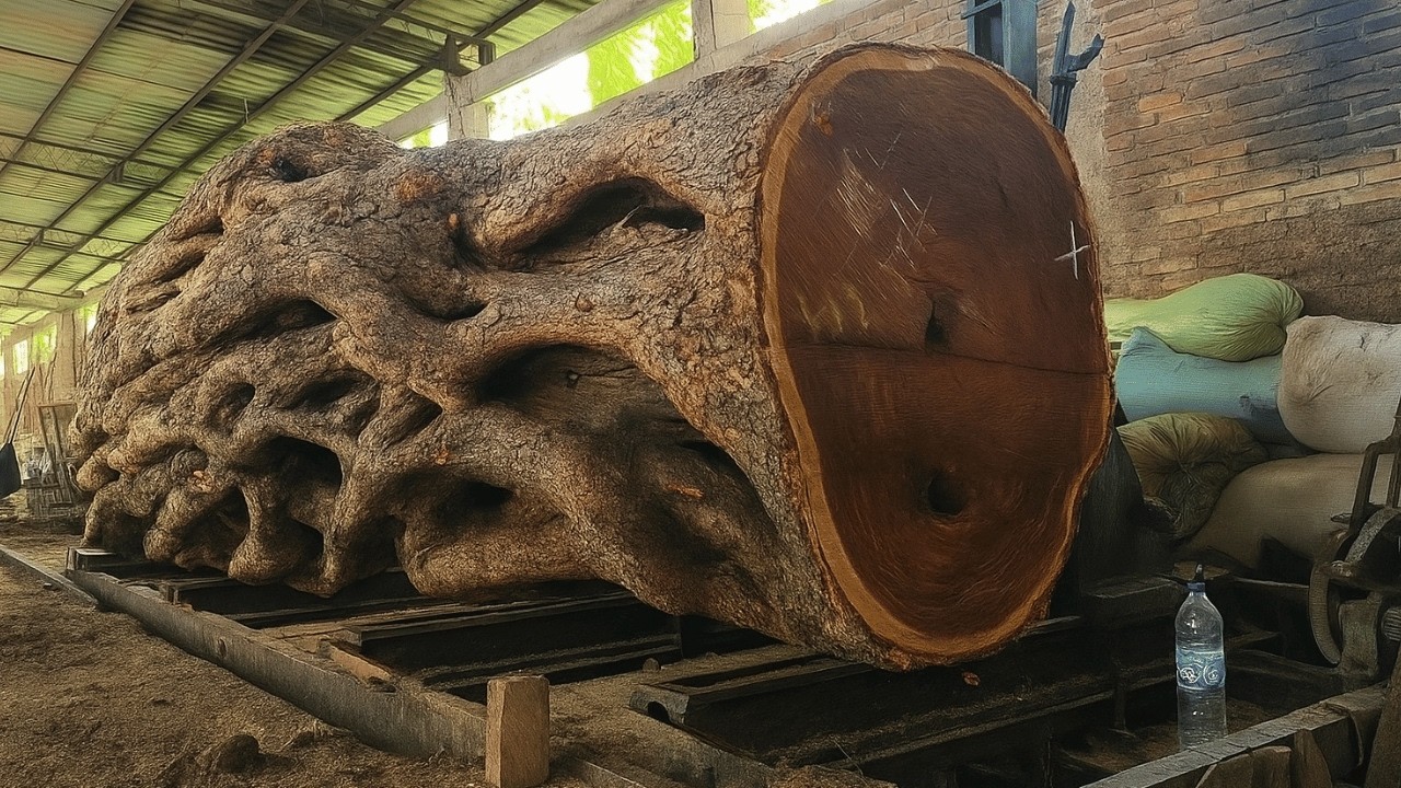 Extreme Wood Cutting – Watch Big Logs Get Sliced at the Sawmill - YouTube