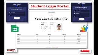 How to Make Student Login Portal II Student ka Login Portal Kaise banaye