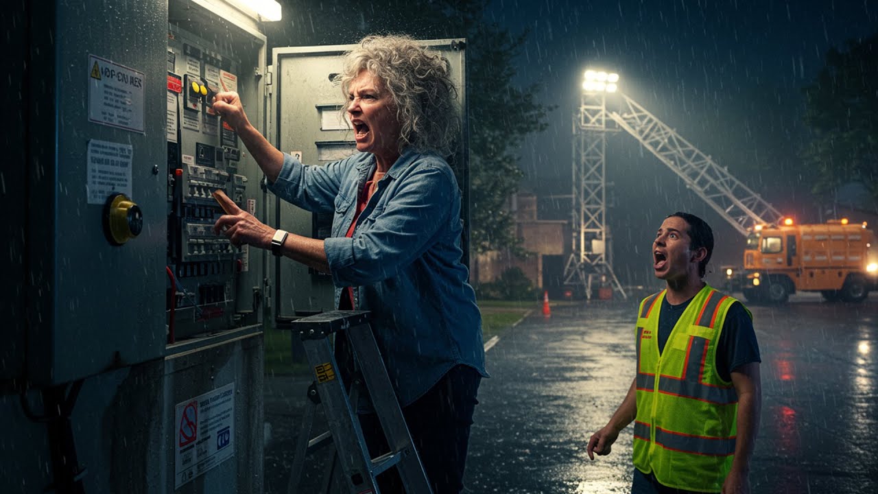 HOA Karen Shut Off Streetlights During a Storm, 4 Minutes Later I Lit the Block With a Light Tower