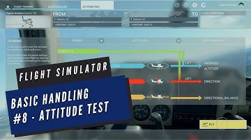 Microsoft Flight Simulator (Xbox Series X, 4K) - Tutorial: Basic Handling - #8 Attitude Test