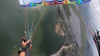 Utrun paraglider Acro 16m Black out plus infinity side exit  Dstall, and 360 landing