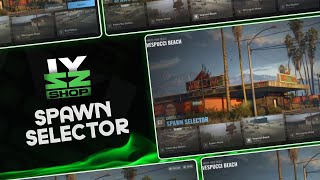 Izzy Shop - Spawn Selector V3 ESX / QB [ Fivem Spawn Selector ]