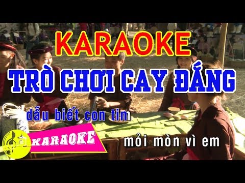 #1 Trò Chơi Cay Đắng Karaoke || Beat Chuẩn Mới Nhất
