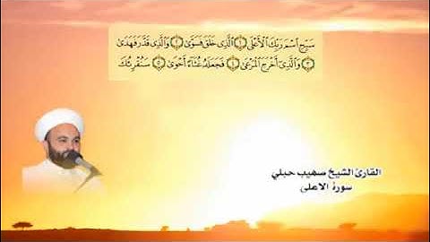 سورة الأعلى بصوت الشيخ صهيب حبلي