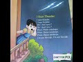 I HEAR THUNDER | English Rhymes | For LKG kids ⚡⚡🌩️🌩️