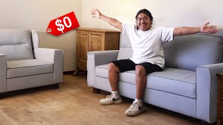 I Furnished My Entire Living Room For Free!