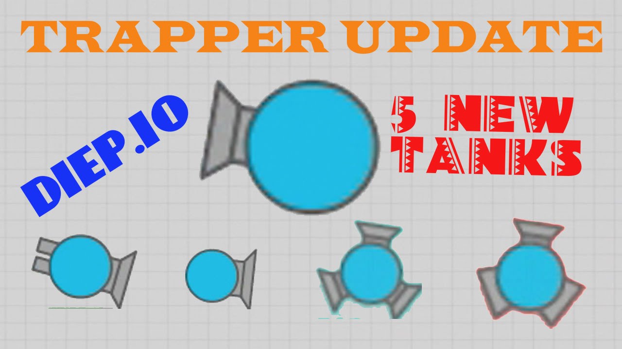 Diep2.io Update - NEW Tanks - Nailgun, Mega-3, More! 