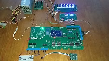 Gottlieb System 1 Pinball FPGA Bench Test - GottFA1_Plus MPU Board. PinballWiz.org