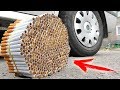 EXPERIMENT: CAR VS 1000 CIGARETTES