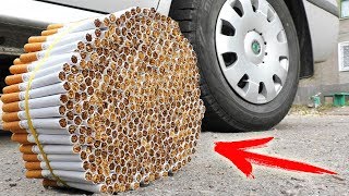 EXPERIMENT: CAR VS 1000 CIGARETTES EXPERIMENT: CAR VS 1000 CIGARETTES
