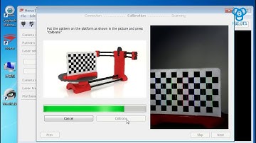 Ciclop 3D scanner calibration video
