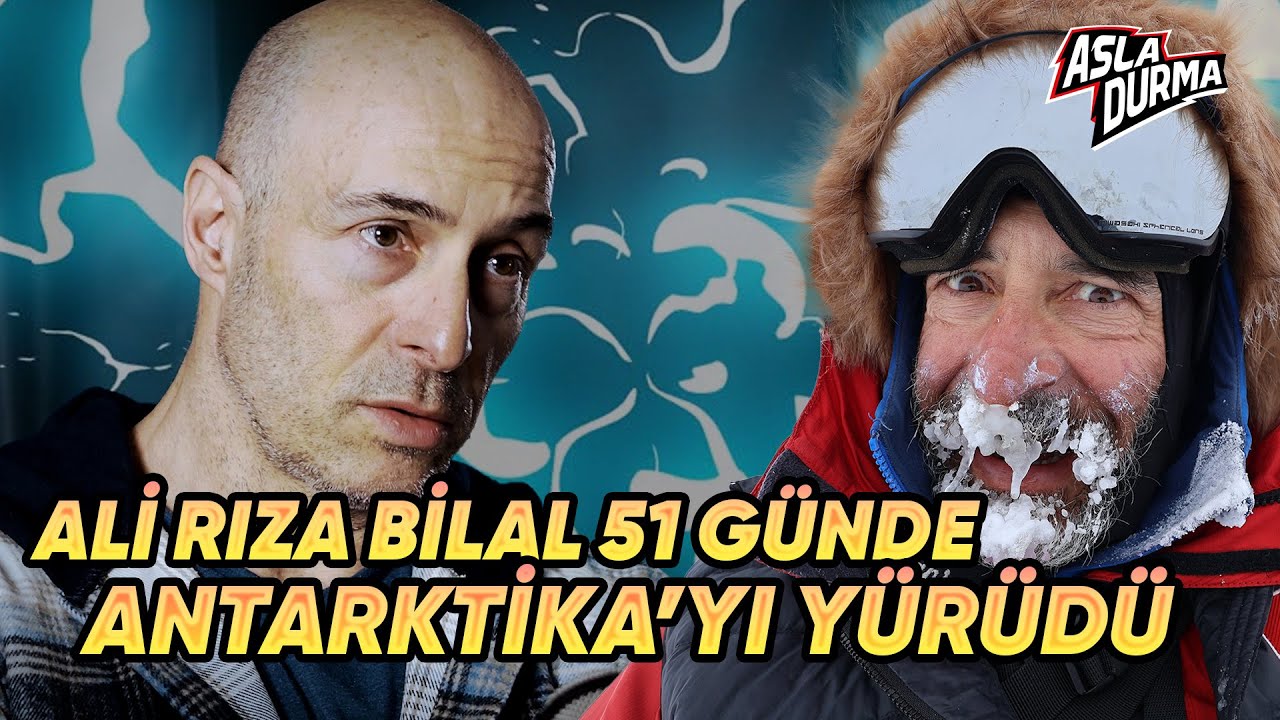 -30 derecede Antartika'yı Yürüyen İlk Türk Ali Rıza Bilal