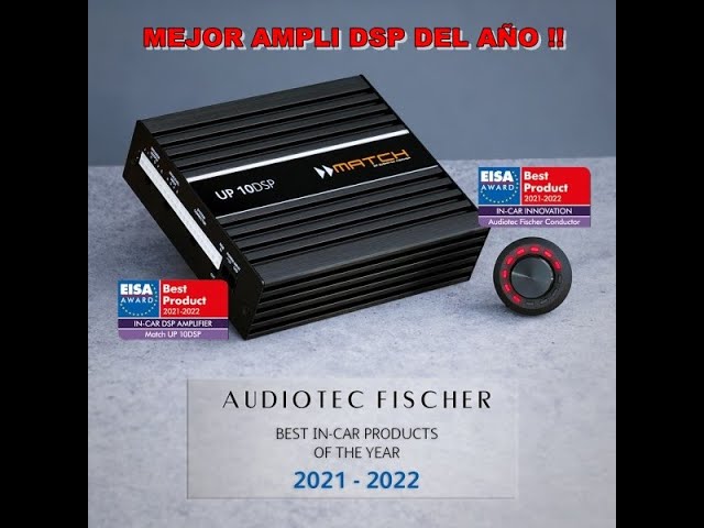 Amplificador para coche con DSP procesador MATCH UP 8DSP