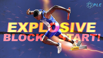 Unique Footage Of Christian Coleman Block Start | How To Be More Explosive Out The Blocks