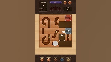 Roll the Ball slide puzzle Star F Pack Level 41 Solution