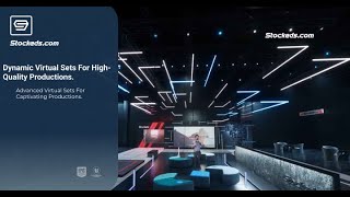 Talkshow GH7IU | Unreal Engine Corporate Virtual Set | Integrated With Aximmetry