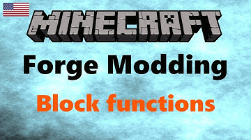 Block properties - Minecraft modding 1.13 - Forge Modding #9 [English]