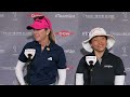 Jane Park & Paula Creamer · Round 1 · Interview · 2023 Dow Great Lakes Bay Invitational · LPGA