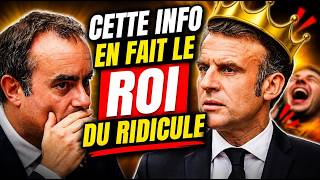 Cette Info Le Ridiculise Encore Plus. Macron Le Roi Des Boulettes