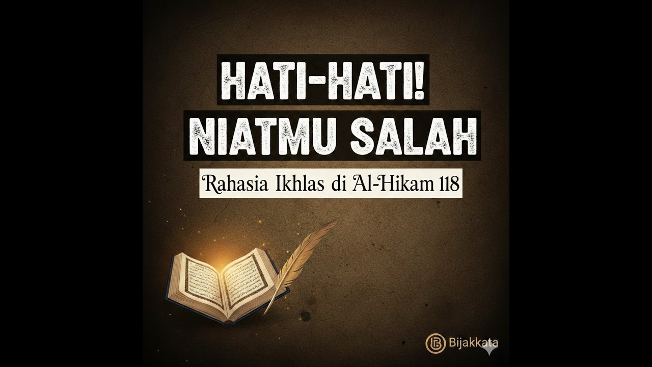 Al Hikam 118 ‼️Kenapa Ibadah Terasa Hambar? Ini Rahasianya (Al-Hikam) ‼️Tuan Guru Bakhiet