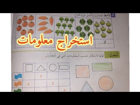 استخراج معلومات في دفتر الأنشطة للسنة الأولى ابتدائي