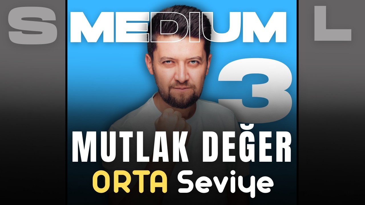 TYT Matematik İlk 12 Soru - Mutlak Değer Medium Test - 3