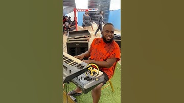 James Mireku Doing His Thing On The Keyboard