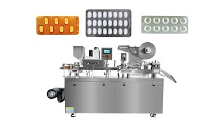 DPP-120A Small Flat Type Alu-Pvc/Alu-Alu Blister Packing Machine