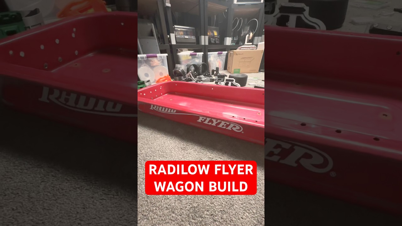 3D Printed Low Rider Radio Flyer Wagon Build!
