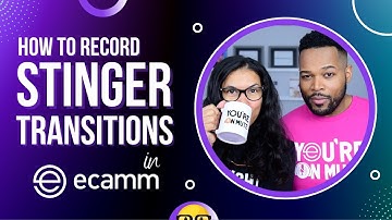 How to Record Stinger Transitions in Ecamm + FREE Download