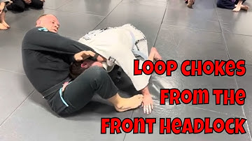 Master The Seated Front Headlock Loop Choke