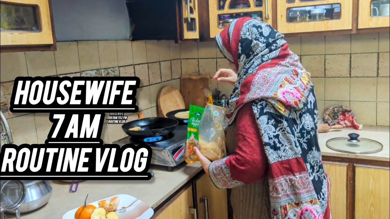 Morning to Afternoon Routine of a Housewife | Family Lunch Preparation Vlog