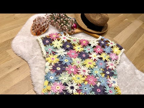 เสื้อ ดอก New 2022 การถักเสื้อดอกแฟนตาซี Ep. 1