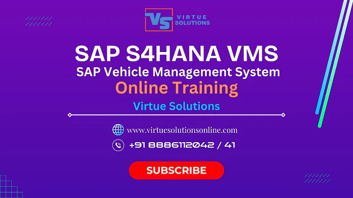 SAP VMS Online Training || Virtue Solutions || SAP Vehicle Management System || SAP VMS Demo