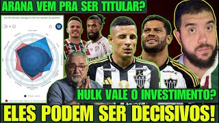 ⚠️ANÁLISE DE HULK E ARANA! MELHOR QUE RENÊ? CHEGAM PRA RESOLVER? OTÁVIO E ANGIONI SÃO TRUNFOS DO FLU