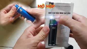 Mở hộp Máy cạo râu Mini sạc USB 88K | Review