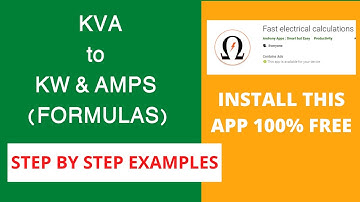 How to Convert KVA to KW | How to Convert KVA to AMPS