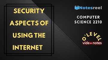 Security Aspects of Using the Internet | O Level Notes Computer science 2210
