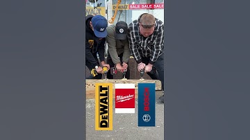 DeWALT VS BKSCH VS MILWAUKEE #tools #dewalt #bosch #milwaukee