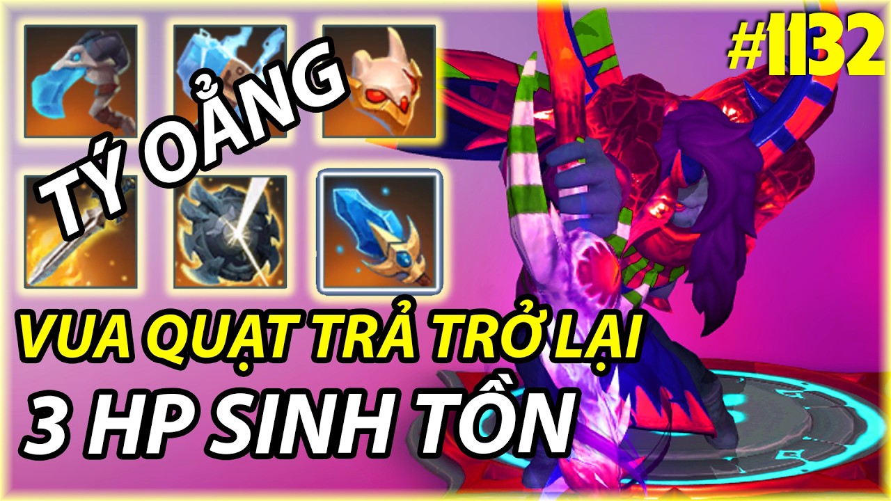 VUA QUẠT CHẢ  VẪN UY TÍN NHƯ XƯA  | AUTO CHESS MOBILE 1132