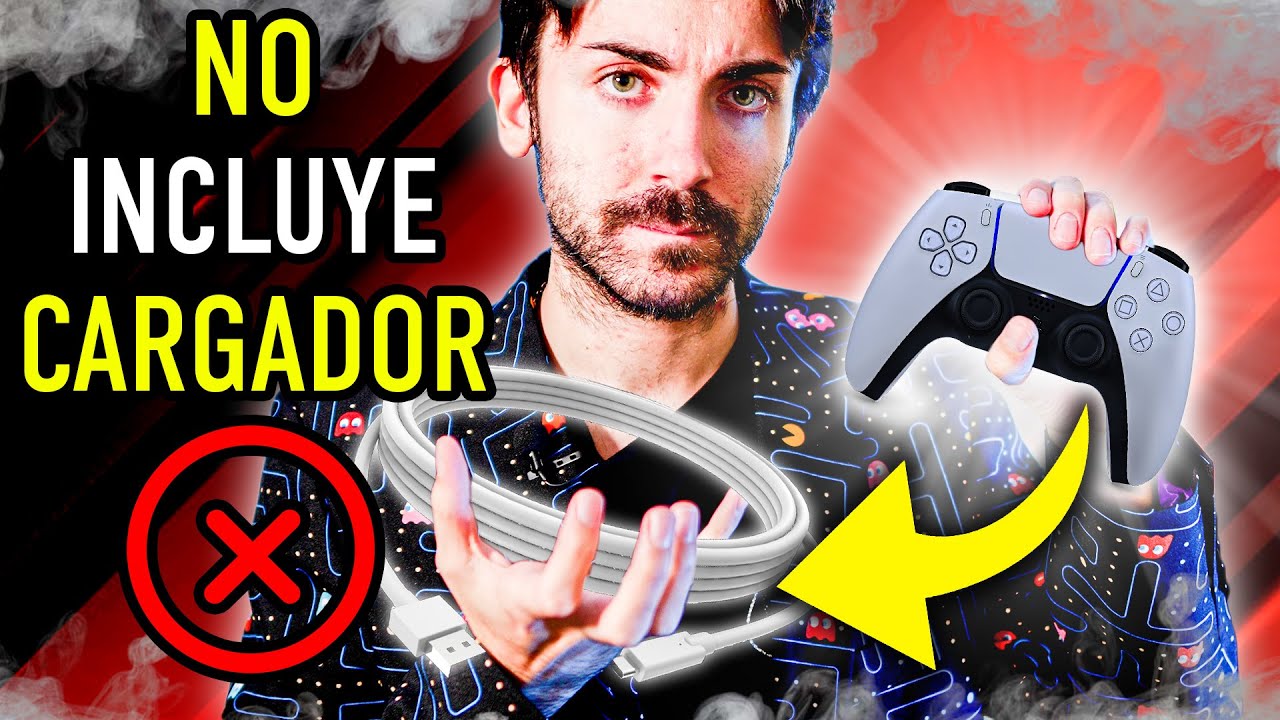 mando de PLAYSTATION 5 no trae CARGADOR ni CABLE 🤯 ¿DualSense: una ESTAFA?  ¿No VALE la pena comprar? 