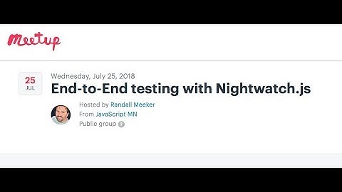 End-to-End testing with Nightwatch.js