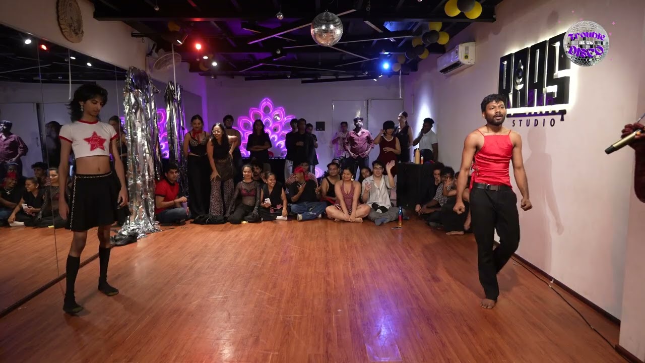 Trouble at the Disco| Akash vs Siddhesh| 1 vs 1 Waacking/Punking Finals