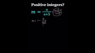 A Diophantine Equation | m=n/(n+5)