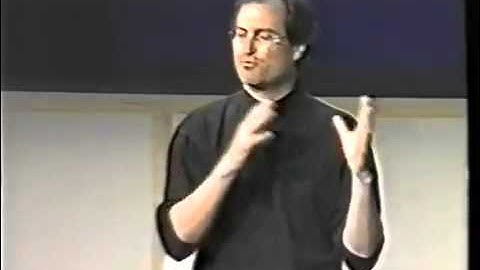 Steve Jobs unveils the Think Different campaign 1997