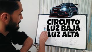 Como instalar LUCES BAJAS Y ALTAS en un auto⚡ EXPLICADO paso a paso y funcionamiento