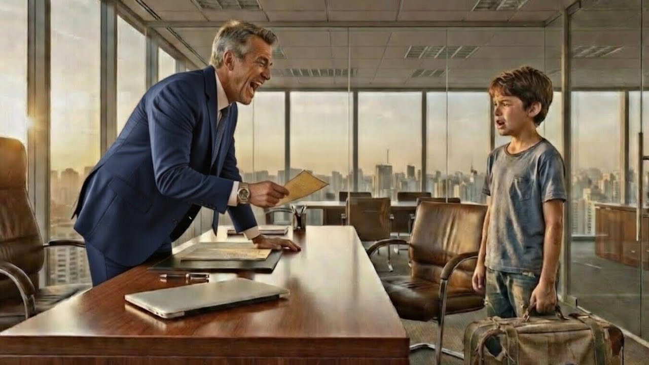 БЕДНЫЙ МАЛЬЧИК ПРИШЁЛ ЗА НАСЛЕДСТВОМ — МИЛЛИОНЕР СМЕЁТСЯ, ПОКА ПИСЬМО НЕ МЕНЯЕТ ВСЁ