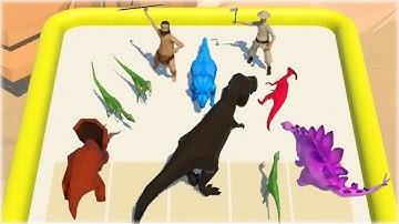 MAX LEVEL in Merge Master: Dino Battle game!