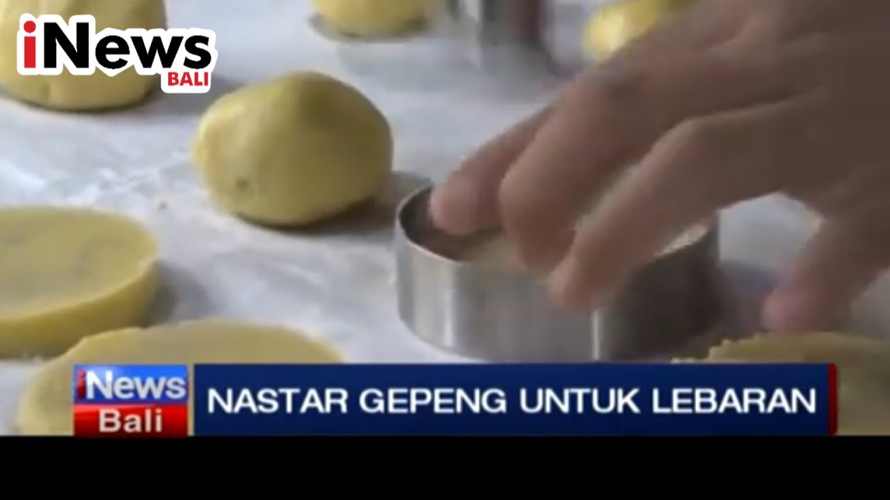 Kreasi Nastar Gepeng Untuk Lebaran, #inewsbali